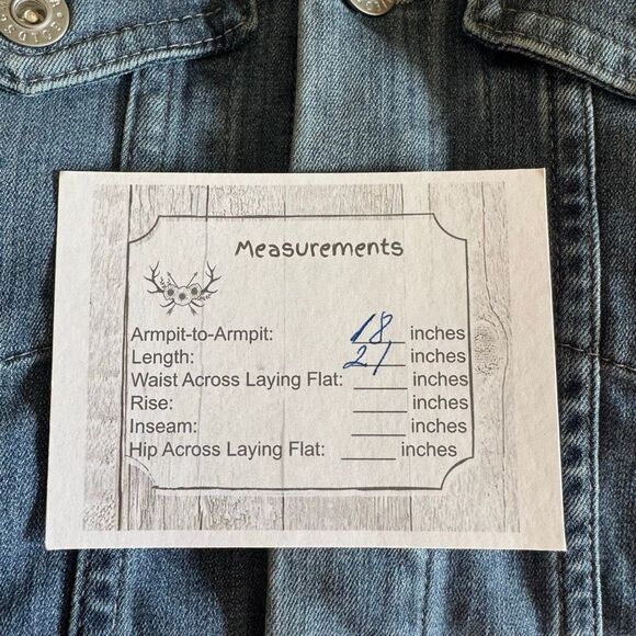 AG Adriano Goldschmied Classic Dark Blue  Stretchy Jeans Denim Jacket SZ S#2524 - Picture 9 of 14